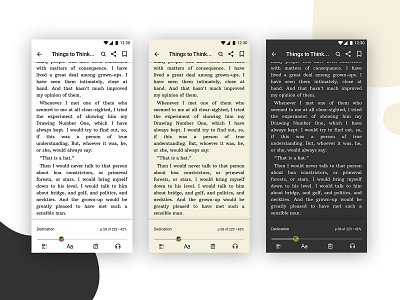 media365 - Reading Experience android app design reading experience ui