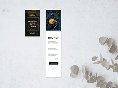 INCA Foods | Landing page & single detail mobile clean design concept css grid flexbox minimalism mobile design responsive responsive design restaurant webdesign