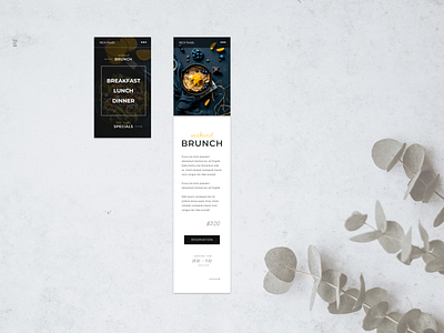 INCA Foods | Landing page & single detail mobile