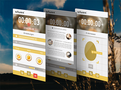 Egg Timer Concept app concept design egg timer