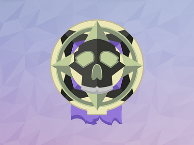 Flat Skull Icon