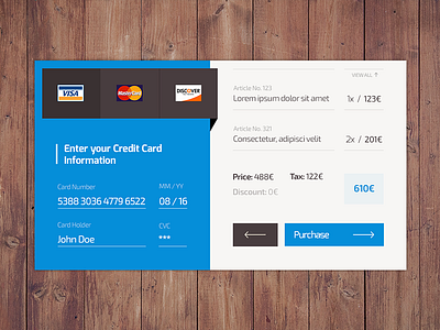 Credit Card Checkout // 002 002 card checkout credit dailyui ios iphone mobile purchase ui ux
