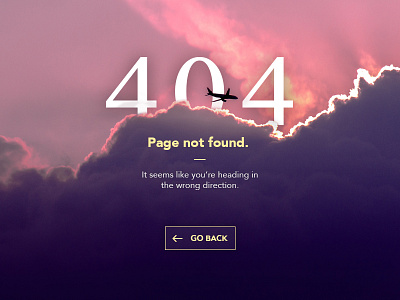 404 Page // 008 404 daily error page ui