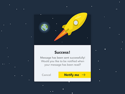 Flash Message // 011 daily design experience flash interface message notification popup ui user