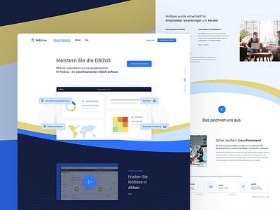 NiōBase - Product Overview / Home Page collectui design gdpr home page design niōbase product overview saas saas landing page saas landingpage saas product overview saas web start page