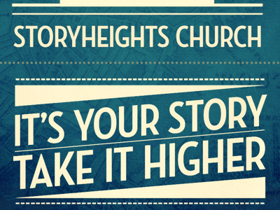 storyheights church invite flyer by josh ferrara dribbble new church invitation flyer