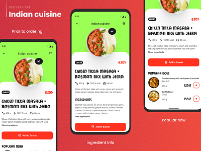 Delivery app concept shorts — Indian cuisine app concept cooking courier cuisine delivery design food food delivery mobile order restaurant shop ui ux