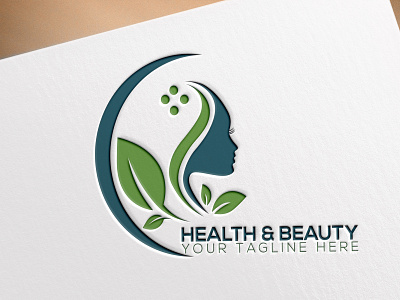 Beauty logo 3d branding graphic design logo