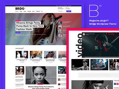 Magazine plugin design for Bridge Creative WordPress Theme creative design interactive magazine ui uidesign ux uxdesign web web design website wordpress