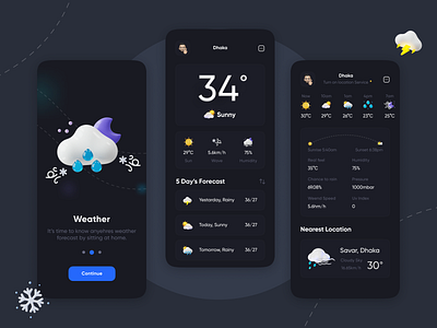 Weather Conceptual App Design