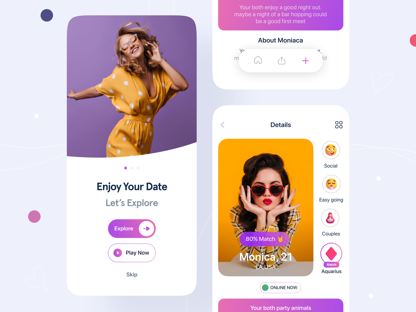 Dating App by Jahid Hasan on Dribbble