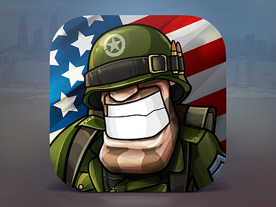 Call of Victory Icon android character game icon ios rts smile usa war
