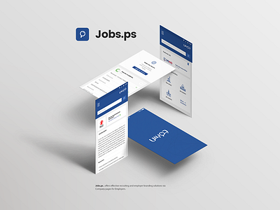 Jobs.ps job portal jobs palestine ui ui design ux ux design web deisgn