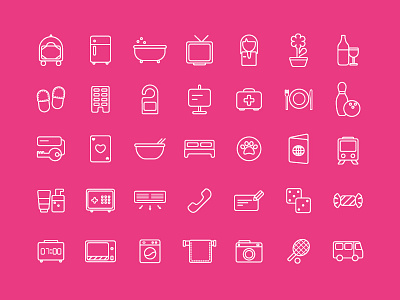 35 Hotel Icons