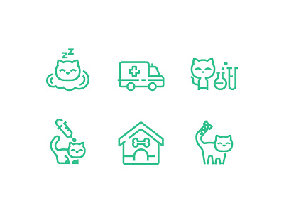 Pet Icons animal cat icon cute cat doctor home pet pet icons pet shop vet vet icons