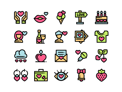 Valentine's Day Icons