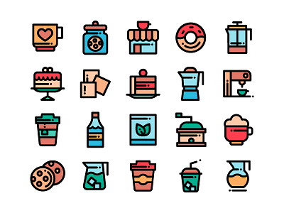 Coffee Shop Icons cake cake icons coffee coffee icons drink drink icon food icons shop icons sweet tea