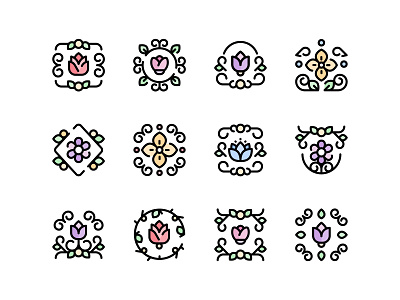 Floral Design Icons