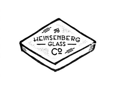 Heinsenberg branding breaking bad logo walter white water white