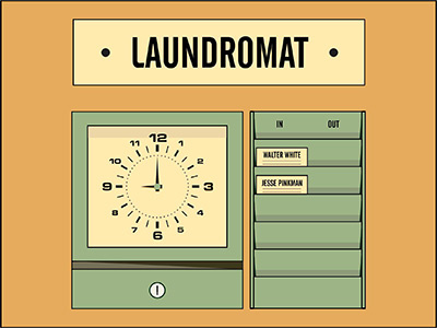 Laundromat 2 breaking bad breakingbad illustration jesse pinkman jessepinkman laundromat walter white walterwhite