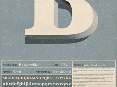 Baskerville 36daysoftype b baskerville type typography