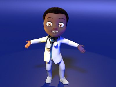Dr. Boy 3D 3d character animation. blender