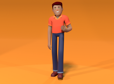 3D Motion Character for Explainer Video 3d character animation 3d blender 3d campaign design