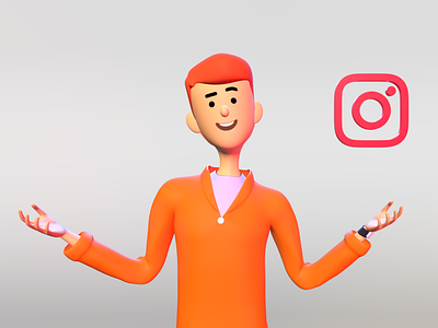Instagram campaign service 3d animation blender 3d campaign motion design