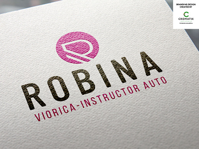 Cromatix work Natural Paper Printed Logo Robina brand branding chisinau creative cromatix cromatix creative image lab cromatixlab design identity moldova