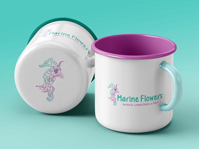 Cromatix work  Branding logo Marine Cups