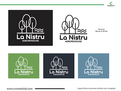 Cromatix prezentare Logo La Nistru 4 brand branding chisinau creative cromatix creative image lab cromatixlab design identity illustration moldova