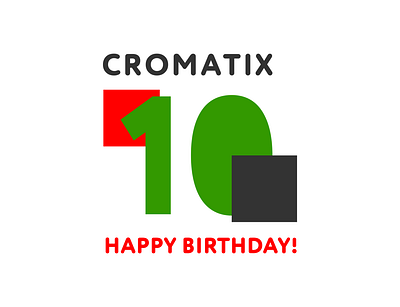 Cromatix 10 ani 12 04 2021 final eng brand branding chisinau cromatix cromatix creative image lab cromatixlab design identity moldova typography