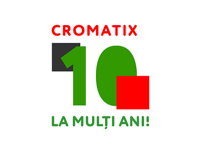 Cromatix 10 ani 12 04 2021 final rom brand branding chisinau creative cromatix creative image lab cromatixlab identity illustration moldova typography