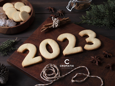 Happy New Year 2023 branding chisinau creative cromatix cromatix creative image lab cromatixlab design illustration logo moldova