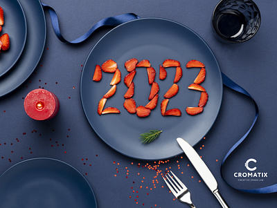 Happy New Year 2023! branding chisinau creative cromatix cromatix creative image lab cromatixlab design illustration logo moldova