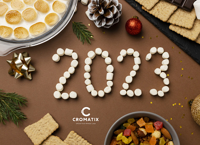 Happy New Year 2023! branding chisinau creative cromatix cromatix creative image lab cromatixlab design illustration logo moldova