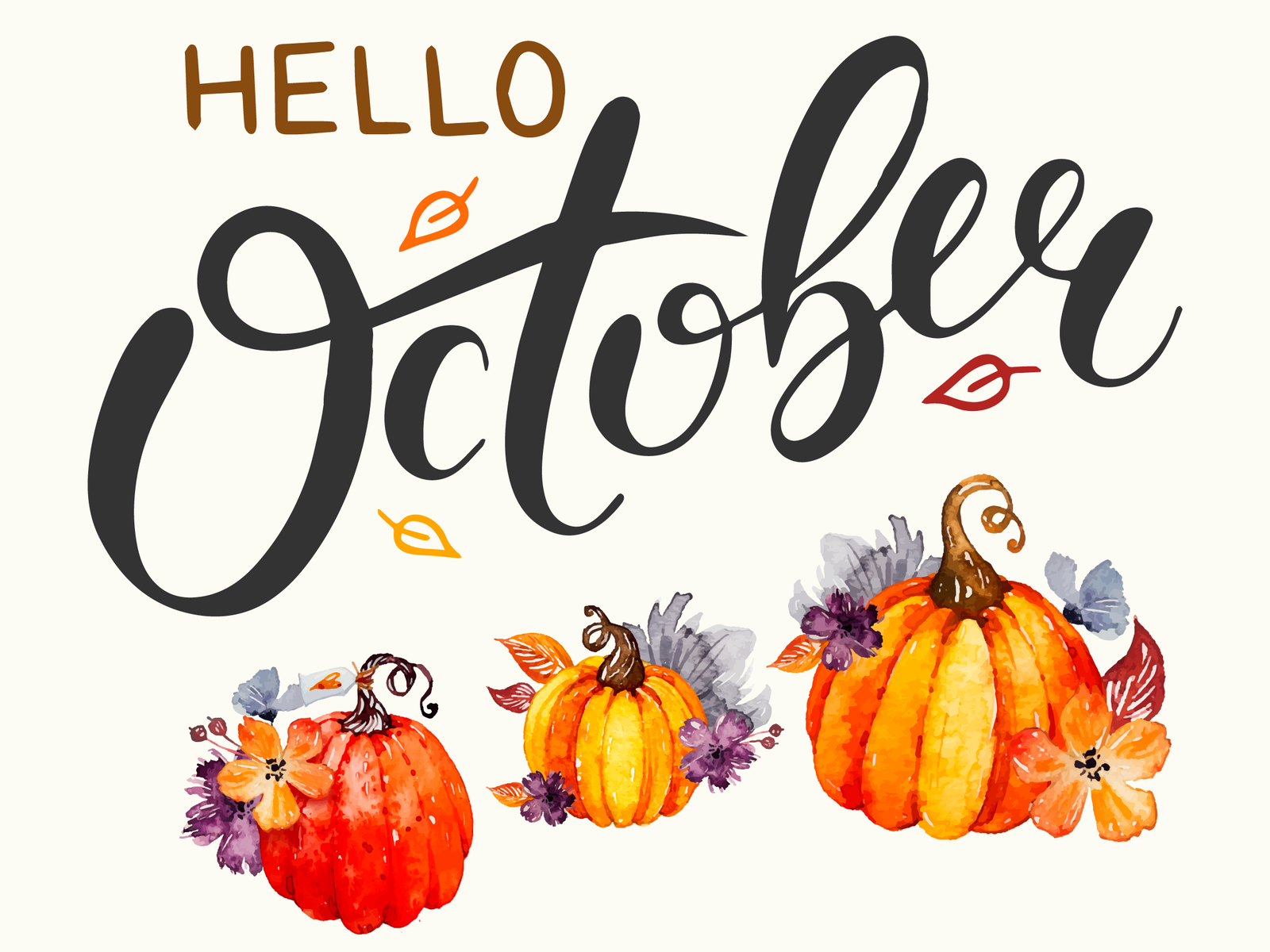 Hello October 2018! by Cromatix Creative Image Lab on Dribbble
