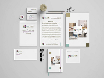 Branding design for client Ideahome.md 2018 autumn book brand branding chisinau creative cromatix cromatix creative image lab cromatixlab design identity illustration image internet lab lettering logo moldova typography