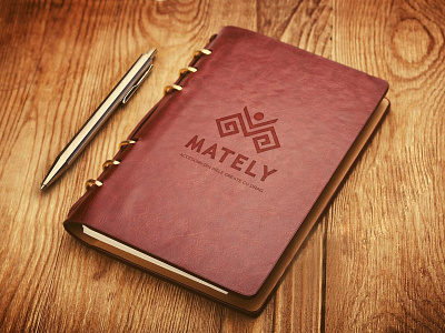 Cromatix Work Notebook Emboss Logo Mately