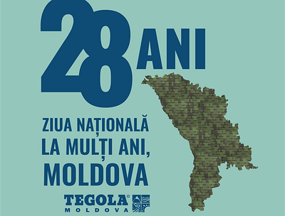 Tegola Moldova_Happy Birthday Moldova! branding chisinau creative cromatix cromatixlab design image lab logo moldova