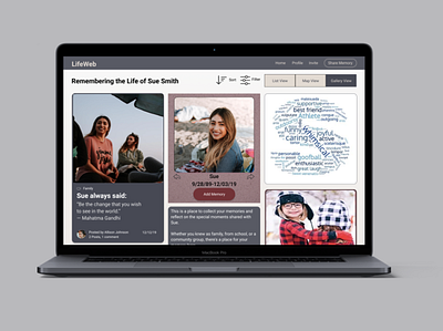 LifeWeb Redesign