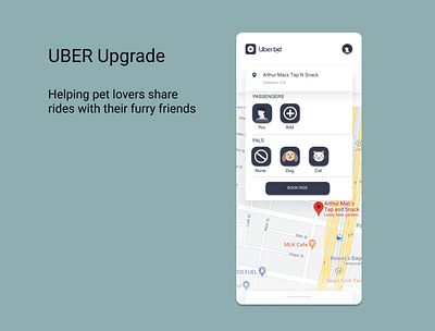 Uber Upgrade design simple ui