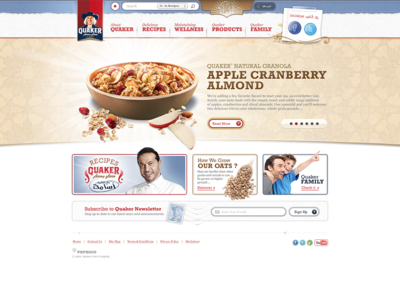 Quaker Arabia adaptation branding design icons interface ui ux visual website