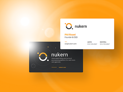 Nukern Business cards - Branding