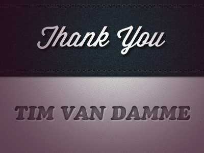 Thankyou denim texture thanks tim van damme