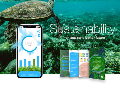 Sustainability App eco ios mobileui mobileux sea sustainability