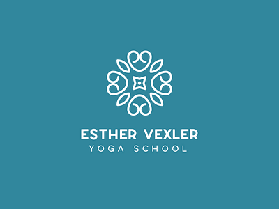 Nonprofit Yoga School Final Logo brand identity branding logo wellness yoga yoga logo
