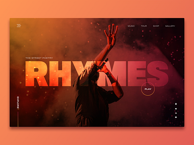 Rhymes - Website Concept