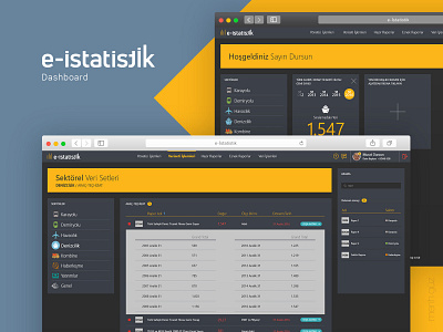 e-İstatistik - Dashboard admin dashboard chart dashboard notification statistics stats ui ui design ux ux design