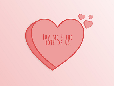 Valentine Community Challenge: Luv figma graphic design heart illustration love uidesign valentine valentinesday